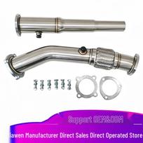 Golf MK4 1.8T Nerūdijančio Plieno Išmetimo Kolektoriaus Atnaujinimas Modified Exhaust Pipe gray