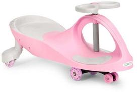 Prekė su pažeista pakuote. Gravitacijos paspirtukas EcoToys Wiggle Car, rožinė sp.