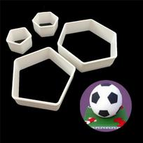 Unikalus 4 vnt. Cukraus masės futbolo formelė, fondanto formelė, sausainių pjaustytuvas, torto dekoravimo įrankiai, kepimo indai