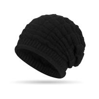 Street Pleated Pile Hat Long Stretch Woolen Hat Fashionable and Versatile Ear-protecting Cold Hat One Size juoda