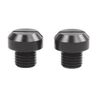 Suzuki, Honda, Yamaha, Kawasaki Motociklo Galinio Vaizdo Veidrodžio Dekoratyviniai Varžtai (M10, M8) M8*1.25 Right-Hand Thread juoda