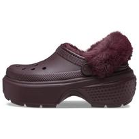Crocs Stomp Lined Clog Patogūs klumpės Unisex klumpės Tamsiai raudonos 208546-6WD 38-39 gray