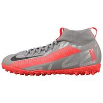 Nike Mercurial Superfly 7 Academy TF Kids Football Shoes Kids Football Shoes Silver Gray Pink AT8143-906 37.5