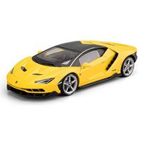1/18 Lamborghini  Centenario LP770-4 Supercar Alloy Car Diecasts & Toy Vehicles Metal Toy Car Model Sound and Light Collection Kids Toy geltona