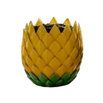 3D Printed Dragon Scale Flowerpot with Drip Tray Indoor Outdoor Succulents Herb Plants Planter Pot Container with Drainage Holes Home Balcony Garden