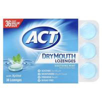 Act, burnos džiūvimas Lorange, su ksilitoliu, raminantis mėtų skonis, 36 tabletės