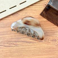Medium Imitation Acetate Claw Clip for Back-of-Head Bun - Simple Shark Hair Accessory