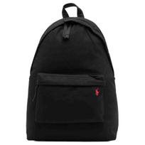 Polo Ralph Lauren Polo Pony Logo Zipper Closure Cotton Backpack Men backpack Black 405948873001 Basic Set (Bag+Dust Bag)