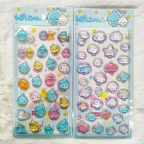 Kawaii Water Drop Bubble 3D Embossed Resin Stickers - DIY Decals for Phone Case Camera Cup Laptop Aesthetic Girls Birthday Present W143634WW-