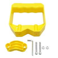 Back-Saving Garden Tool Handle Labor-Saving Ergonomic Grip Handle Attachment for Shovels Rakes Hoes Spades Long-Handle Yard Lawns geltona