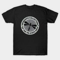 Men Black Print T-shirt Mosquito Collectors Of The Tri-State Area No-Cut Heat Transfer Print Cotton Tshirt 3XL juoda