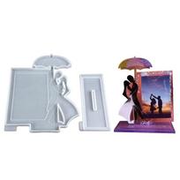 DIY Couple Shaped Epoxy Resin Frame Mold Creative Picture Frame Mould Ideal for Home Decors and Unique Gift Making 1