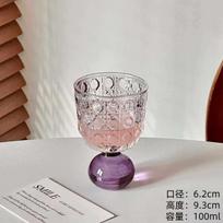 Cute Ball Base Glass Creative Mid-Century Whiskey Cup Baijiu Cup Tea Drinking Cup Juice Cup 201-300ml