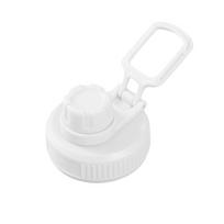 Pakeičiamas plastikinis dangtelis 12oz-64oz plačiaburniams vandens buteliams, spalvoti plastikiniai sportiniai nešiojami butelių dangteliai balta
