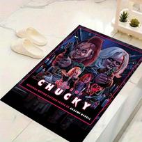 1pc Terrible Chucky Pattern Area Rug, Anti slip Non Shedding Stain Resistant Carpet 60cm by 90cm