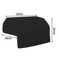 Atsparus trinčiai BBQ kepsninės uždangalas Vandeniui atsparus kepsninės uždangalas 32*26*24inch gray