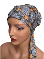 Wiązana Chusta Marszczona Turban Lara W-404 Także Po Chemioterapii Wiskoza