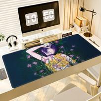 Chainsaw Man Anime Reze Arc Mouse Pad Large Desk Mat Keyboard Ergonomic Office Rubber PC Nonslip Antifray Home Custom xcm 400x800x2MM