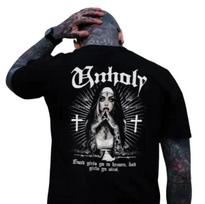 NEŠVENTA Tatuiruota Vienuolė Unisex Marškinėliai S