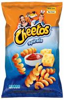 Cheetos Spirals Sūrio ir Kečupo skonio Kukurūzų traškučiai 130 g