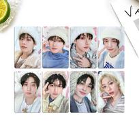 Stray Kids SKZ 5'CLOCK Pasidaryk pats nuotraukų kortelių rinkinys, Lomo kortelės Bang Chan Hyunjin Felix Lee Know Han Changbin Seungmin IN Kpop gerbėjų prekės, dovana STAY gray