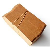 100 vnt. Kraft popieriaus pakabinamos etiketės Gimtadienio vakarėlio dovanėlės etiketės Rudos kortelės brown