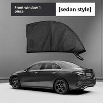 Universalus automobilio tinklelis nuo uodų, apsauga nuo saulės, uodų langų uždangalas, privatumo užuolaidėlė, saulės skydelis priekiniams ir galiniams langams 1 pc front window screen