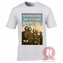 Monde War2 Jamais Anciennement So Beaucoup Owed T-Shirt Raf Military Britannique M