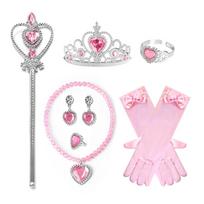 New Summer Pink Mesh Witch Cosplay Princess Dress for Girls One Size