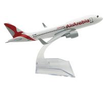 16cm Air Arabia Airbus 320 Lėktuvo Modelis Metalinis Lydinys Lietas Kolekcija Suvenyras Lėktuvo Žaislas 1/400 Mastelio Lėktuvai raudona/balta