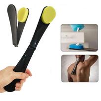 Yellow Lotion Applicator Self Sunscreen And Tanning Back Applicator Stick Foldable Streak Free Sunscreen Back Applicator