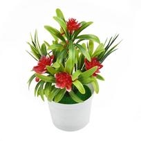 Office Artificial Flowers Decoration Weddings Restaurants Shops Simulation raudona