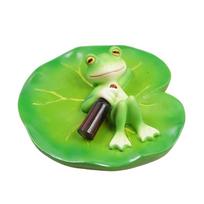 Cartoon  Floating Frogs Sculpture   Resin Art For Garden Decoration Floating Frogs Statue 1