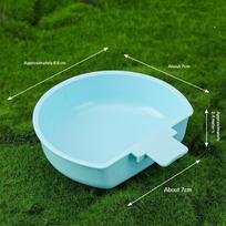 Parrot Bird Feed Box Feeder Drinker Birds Water Hanging Bowl Box Pet Plastic Food Container Dispenser Home Garden Bird Supplies