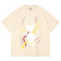 230 Gsm 100% Cotton Mashle V1 Mash Print Unisex Heavy Cotton T Shirt XS abrikosas