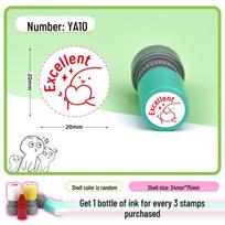 Teacher Reward Stamps: Fun, Cute Cartoon Patterns for Praising and Correcting Homework