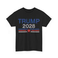 Trump 2028 Minimalist Retro Patriotic Trump Inauguration T-Shirt Mens Womens Tees Top M