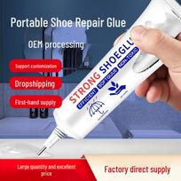 Greitai džiūstantys klijai su adatinio galiuko aplikatoriumi batų remontui - sportiniams, odiniams ir drobinio audinio batams - Universalūs vandeniui atsparūs klijai Enhanced Chinese Version Shoe Repair Glue 60ML skaidri