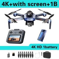 8K HD FPV Drone Professional 5G Wifi Three Camera Brushless Motor Aerial Photography Optical Flow RC Quadcopter RC Dron Toys 4K + 1 battery