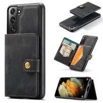 For Samsung Galaxy S21 5G JEEHOOD Retro Magnetic Detachable Protective Case with Wallet & Card Slot & Holder For Samsung Galaxy S21 5G juoda