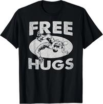 Wrestling Shirts - Funny Free Hugs Wrestling Gift Unisex T-Shirt XL
