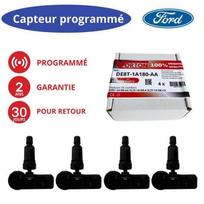 4x TPMS Sensors Ford USA 315 MHz pre-programmed - Rim valve for C‑Max, Fiesta, Focus, Fusion, Edge, Mustang