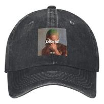Frank Blond Ocean Rapper Denim Baseball Cap Music Album Hunting Trucker Hat Summer Unisex Unisex Casual SunProof Snapback Cap One Size