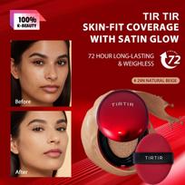 TIRTIR MASK FIT RED CUSHION 18g 17C/21W/21N/22N/23N/24W/29N, Flawless Coverage, Long Lasting Wear, Natural Finish, Korean Cosmetics, Korean Makeup 29N NATURAL BEIGE