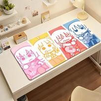 Anime Bocchi the Rock Mouse Pad Computer Laptop Rubber Nonslip Mouse Mat Mousepad Gamers Decoracion Desk Mat SBD400x800x2mm