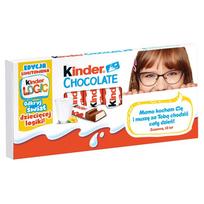Kinder Šokoladinis pieninis šokoladukas su pieniniu įdaru 100 g (8 vnt)