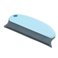 Daugiafunkcinis šunų plaukų šalinimo šepetys, minkštas TPR apatinio sluoksnio plaukų šalinimo šepetys sofos, kilimų, automobilių sėdynių ir patalynės valymui šviesiai mėlyna spalva