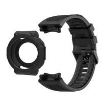 Silicone WatchStrap For Huami Amazfit T-Rex 2 SmartWatch Band Bracelet Soprt Wristband For Amazfit T Rex2 Strap belt&Case oranžinė