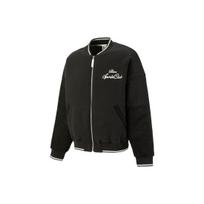 Puma MMQ serijos raidžių spauda siuvinėta beisbolo striukė Vyriška striukė juoda 539587-01 XS