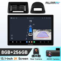 Hizpo 2K Screen Wireless Apple Carplay Android Auto for Renault CLIO 3 2005 - 2014 Car Infotainment Multimedia Player GPS Stereo Intelligent Screen S8 8Core 8G 256G13.1inch AHDC1,ADASC2